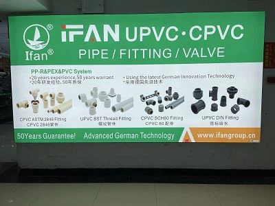 โฆษณาใหม่เกี่ยวกับ IFAN UPVC / CPVC ของเราอุปกรณ์ท่อและท่อ