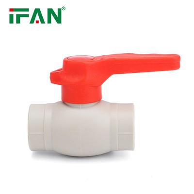 วาล์วลูกบอล PPR สีเทา